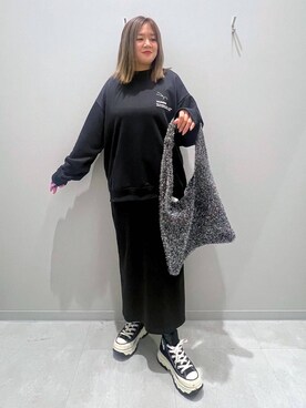 「アイテム（スウェット）」を使った、rumi.さん（レディース・160cm・30代）の秋コーディネート