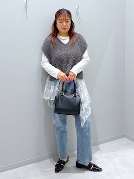 「アイテム（パンプス）」を使った、rumi.さん（レディース・160cm・30代）の秋コーディネート