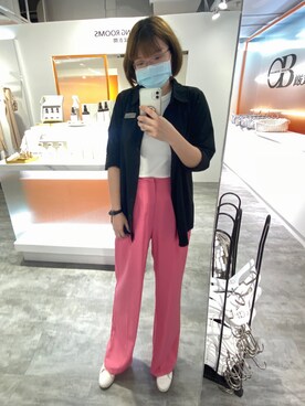 「OBdesign（オレンジベアー）のアイテム」を使った、완의정さん（レディース・165cm）の夏コーディネート