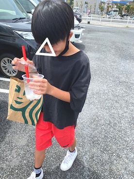 「JUNK STORE（ジャンクストアー）のアイテム」を使った、yu-riさん（キッズ・143cm）の秋コーディネート