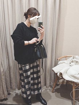 y + aさん（レディース・160cm）の冬コーディネート