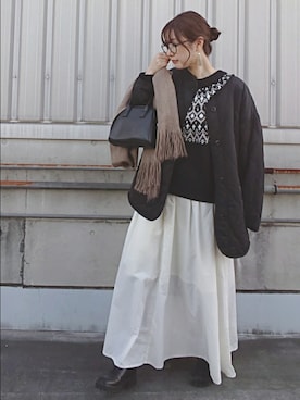 y + aさん（レディース・160cm）の冬コーディネート