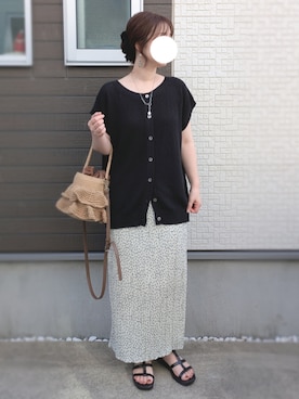 「LOWRYS FARM（ローリーズファーム）のアイテム」を使った、y + aさん（レディース・160cm）の夏コーディネート