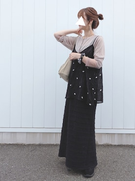 「DISCOAT（ディスコート）のアイテム」を使った、y + aさん（レディース・160cm）の秋コーディネート
