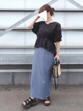 y + aさん（レディース・160cm）の夏コーディネート