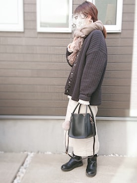 y + aさん（レディース・160cm）の冬コーディネート