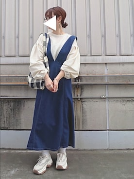 y + aさん（レディース・160cm）の春コーディネート