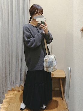 y + aさん（レディース・160cm）の冬コーディネート