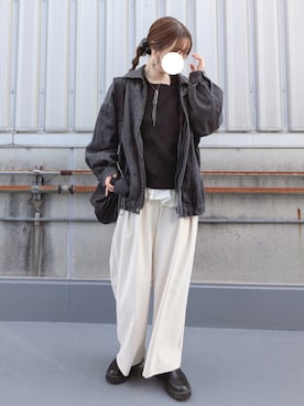 「LEPSIM（レプシィム）のアイテム」を使った、y + aさん（レディース・160cm）の秋コーディネート