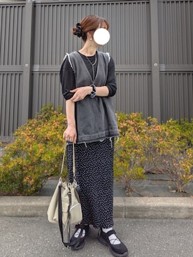 「Green　Parks（グリーンパークス）のアイテム」を使った、y + aさん（レディース・160cm）の夏コーディネート