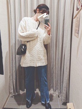 y + aさん（レディース・160cm）の冬コーディネート