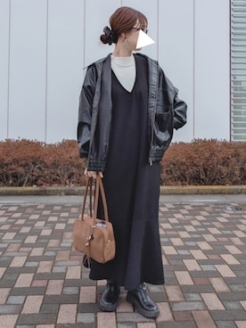 y + aさん(レディース・160cm)の冬コーディネート