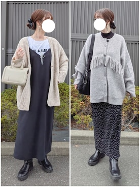 y + aさん（レディース・160cm）の冬コーディネート