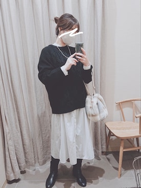 y + aさん（レディース・160cm）の冬コーディネート