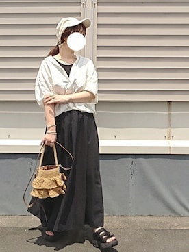 y + aさん(レディース・160cm)の夏コーディネート