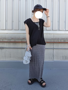 「LAKOLE（ラコレ）のアイテム」を使った、y + aさん（レディース・160cm）の秋コーディネート