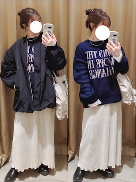 y + aさん(レディース・160cm)の冬コーディネート