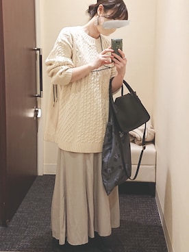 y + aさん(レディース・160cm)の冬コーディネート