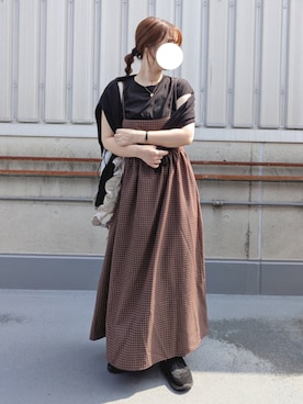 「GLOBAL WORK（グローバルワーク）のアイテム」を使った、y + aさん（レディース・160cm）の秋コーディネート