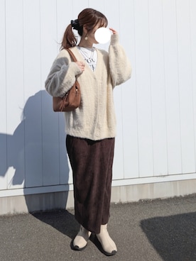 y + aさん（レディース・160cm）の冬コーディネート