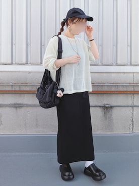 「Heather（ヘザー）のアイテム」を使った、y + aさん（レディース・160cm）の秋コーディネート