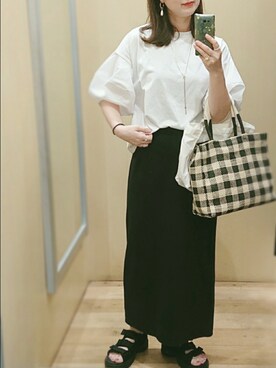 y + aさん（レディース・160cm）の夏コーディネート