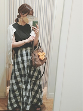 y + aさん（レディース・160cm）の夏コーディネート