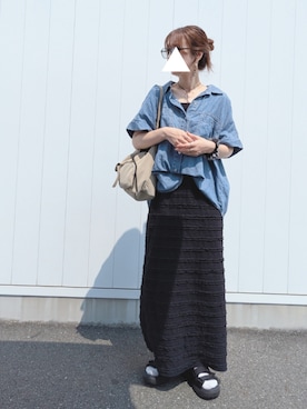 「LAKOLE（ラコレ）のアイテム」を使った、y + aさん（レディース・160cm）の秋コーディネート