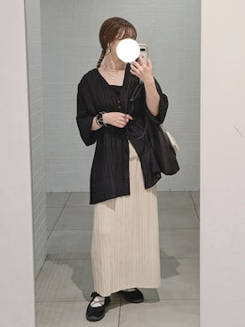「Green　Parks（グリーンパークス）のアイテム」を使った、y + aさん（レディース・160cm）の夏コーディネート