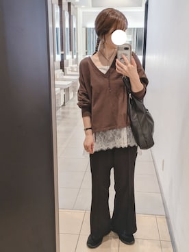y + aさん(レディース・160cm)の秋コーディネート