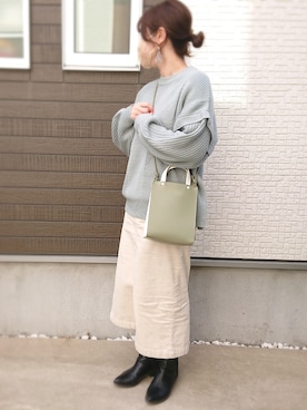 y + aさん（レディース・160cm）の冬コーディネート