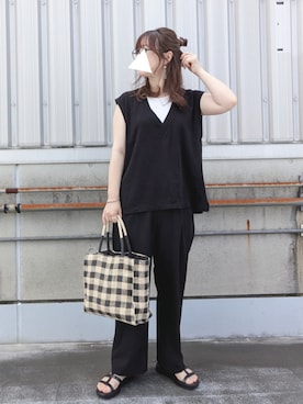 y + aさん（レディース・160cm）の夏コーディネート