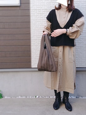 y + aさん(レディース・160cm)の秋コーディネート