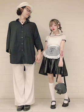 「Lui's（ルイス）のアイテム（サンダル）」を使った、エレンさん（メンズ・183cm）の秋コーディネート