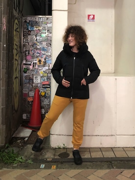 「DESCENTE ALLTERRAIN（デサント　オルテライン）のアイテム（ジャケット/アウター）」を使った、さゆるゆるさん（レディース・155cm）の夏コーディネート