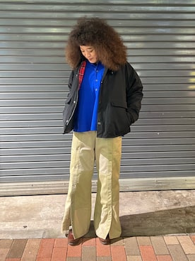「Paraboot（パラブーツ）のアイテム」を使った、さゆるゆるさん（レディース・155cm）の秋コーディネート