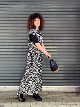 「ごきげんウィーク」｜「アイテム（ワンピース）」を使った、さゆるゆるさん（レディース・155cm）の春コーディネート