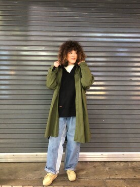 「D.M.G.（ドミンゴ）のアイテム（ワンピース/ドレス）」を使った、さゆるゆるさん（レディース・155cm）の冬コーディネート