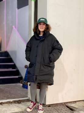 さゆるゆるさん（レディース・155cm）の冬コーディネート