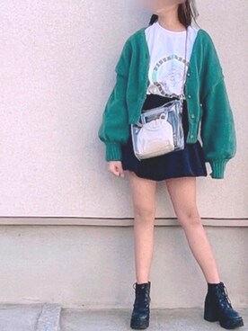 YUNA12YUTAさん（レディース・156cm）の冬コーディネート