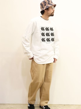 「NOTHIN SPECIAL（ナッシンスペシャル）のアイテム」を使った、nakajiさん（メンズ・168cm）の春コーディネート