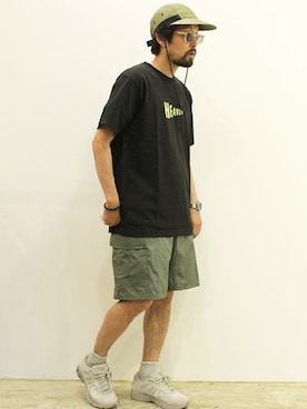 「NECESSARY or UNNECESSARY（ネセサリーオアアンネセサリー）のアイテム」を使った、nakajiさん（メンズ・168cm）の夏コーディネート
