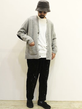 「MANEBU（マネブ）のアイテム」を使った、nakajiさん（メンズ・168cm）の冬コーディネート