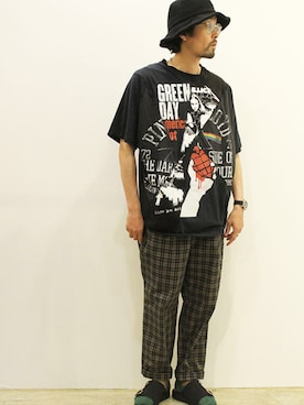 「MANEBU（マネブ）のアイテム」を使った、nakajiさん（メンズ・168cm）の夏コーディネート