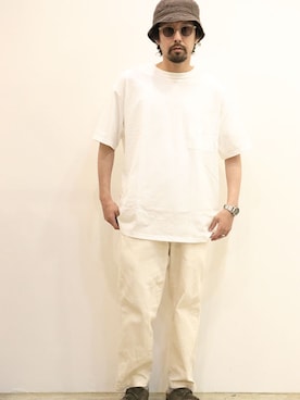 「THE COLORのアイテム」を使った、nakajiさん（メンズ・168cm）の夏コーディネート