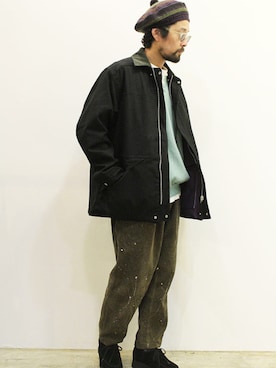 「CHANGES（チェンジズ）のアイテム」を使った、nakajiさん（メンズ・168cm）の秋コーディネート
