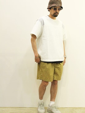 「Ordinary fits（オーディナリーフィッツ）のアイテム」を使った、nakajiさん（メンズ・168cm）の夏コーディネート