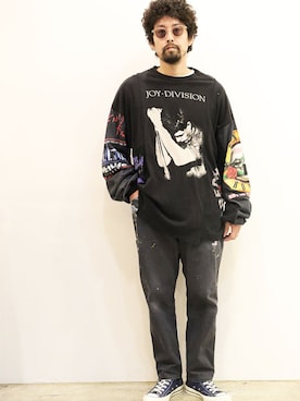 「CHANGES（チェンジズ）のアイテム」を使った、nakajiさん（メンズ・168cm）の春コーディネート