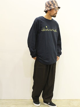 「COMFORTABLE REASON（コンフォータブルリーズン）のアイテム」を使った、nakajiさん（メンズ・168cm）の秋コーディネート