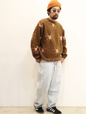 「THE COLORのアイテム」を使った、nakajiさん（メンズ・168cm）の冬コーディネート